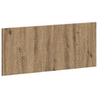 Hoofdbord wandmontage 120x3x50 cm eiken