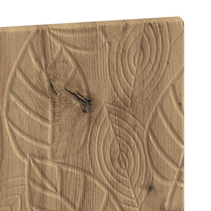 Wandgemonteerd Hoofdeinde DELFT Artisanaal eiken Bewerkt hout