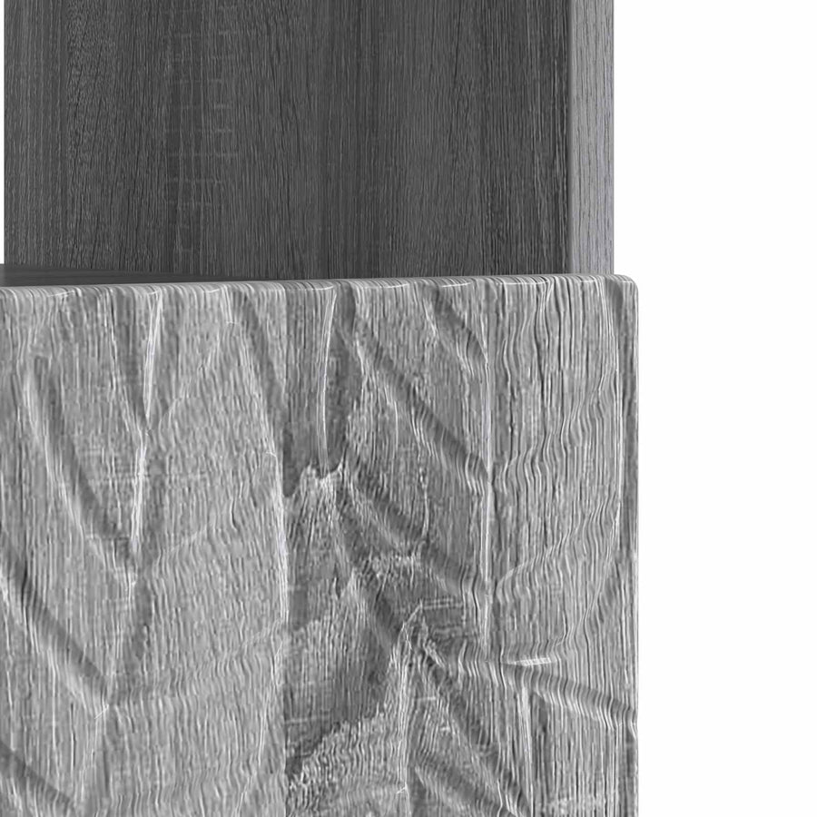LED tv-meubel Grijs Sonoma Bewerkt hout