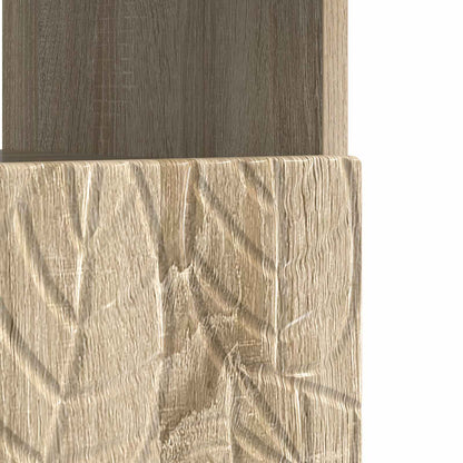 LED tv-meubel Sonoma Eiken Bewerkt hout