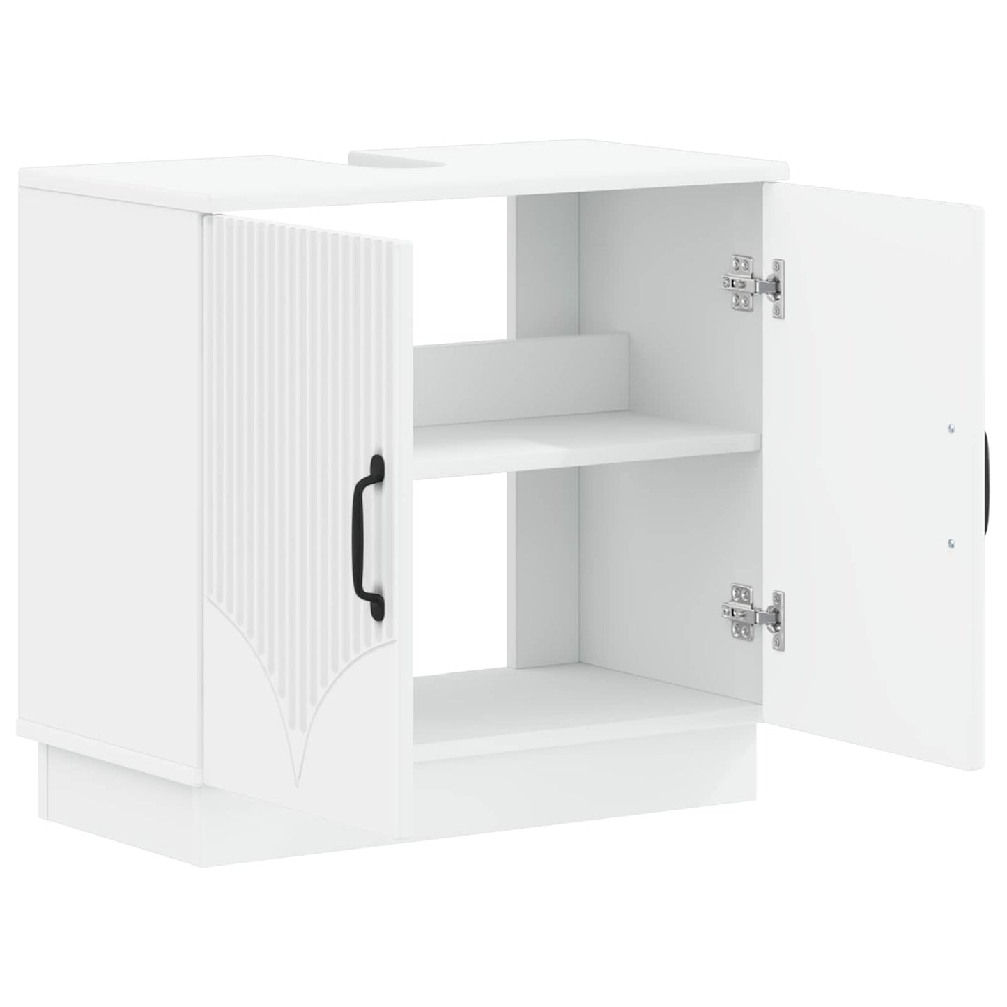 Badkamer wastafelkast HOORN Wit 59,5 x 31,5 x 56 cm