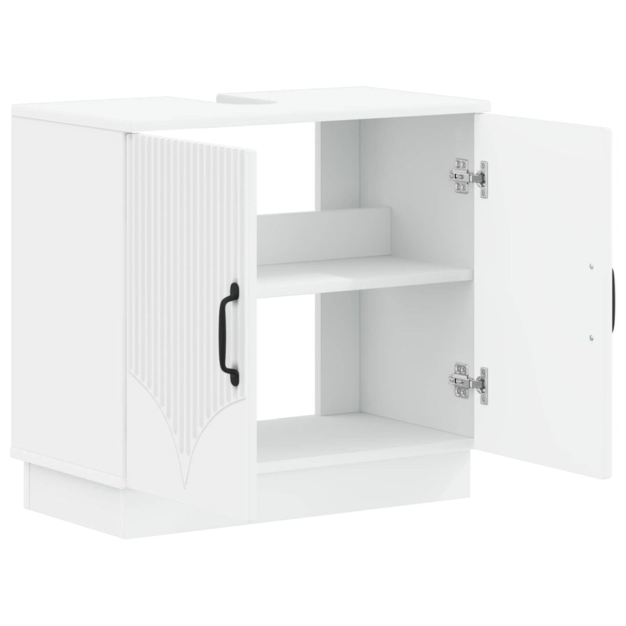 Badkamer wastafelkast HOORN Wit 59,5 x 31,5 x 56 cm
