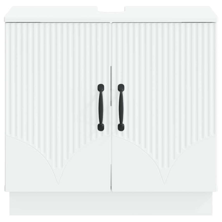 Badkamer wastafelkast HOORN Wit 59,5 x 31,5 x 56 cm