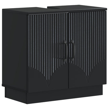 Badkamer wastafelkast HOORN Zwart 59,5 x 31,5 x 56 cm