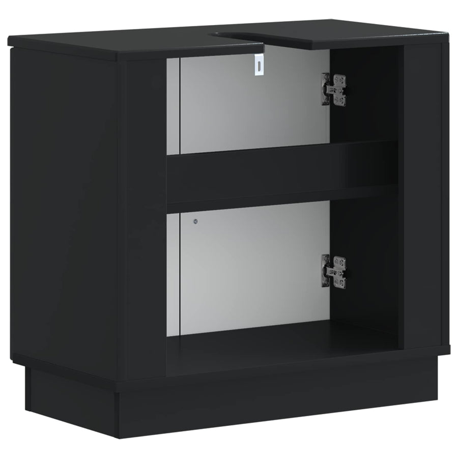 Badkamer wastafelkast HOORN Zwart 59,5 x 31,5 x 56 cm