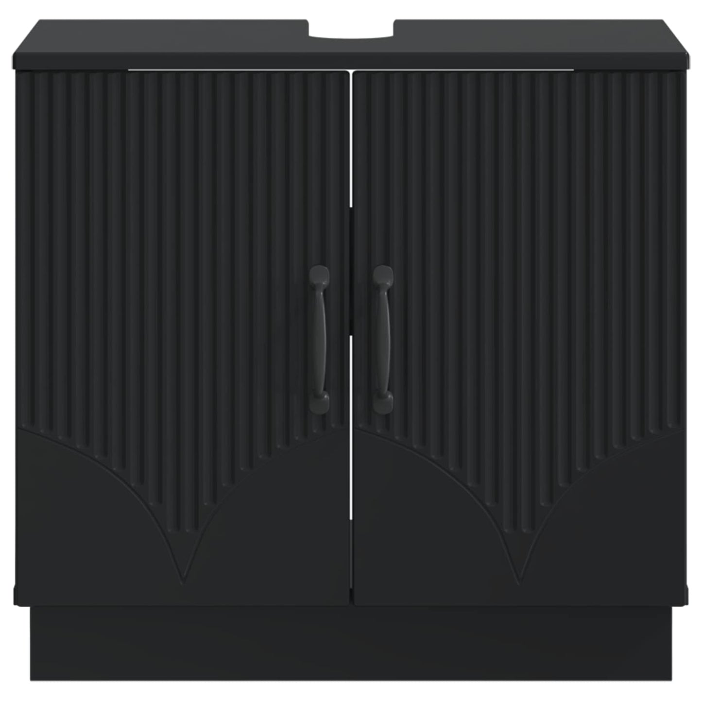 Badkamer wastafelkast HOORN Zwart 59,5 x 31,5 x 56 cm