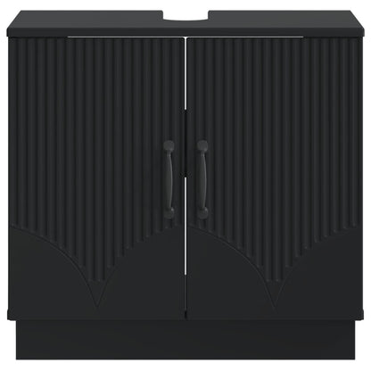 Badkamer wastafelkast HOORN Zwart 59,5 x 31,5 x 56 cm