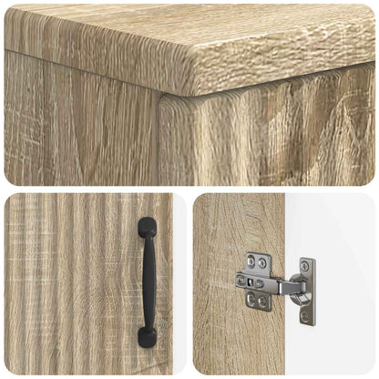 Badkamer wastafelkast HOORN Sonoma Eiken 59,5 x 31,5 x 56 cm