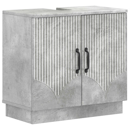 Badkamer wastafelkast HOORN Betongrijs 59,5 x 31,5 x 56 cm