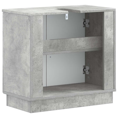 Badkamer wastafelkast HOORN Betongrijs 59,5 x 31,5 x 56 cm