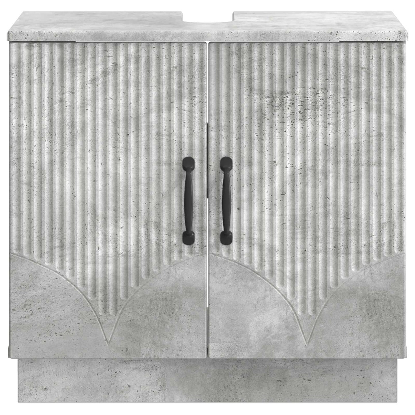 Badkamer wastafelkast HOORN Betongrijs 59,5 x 31,5 x 56 cm