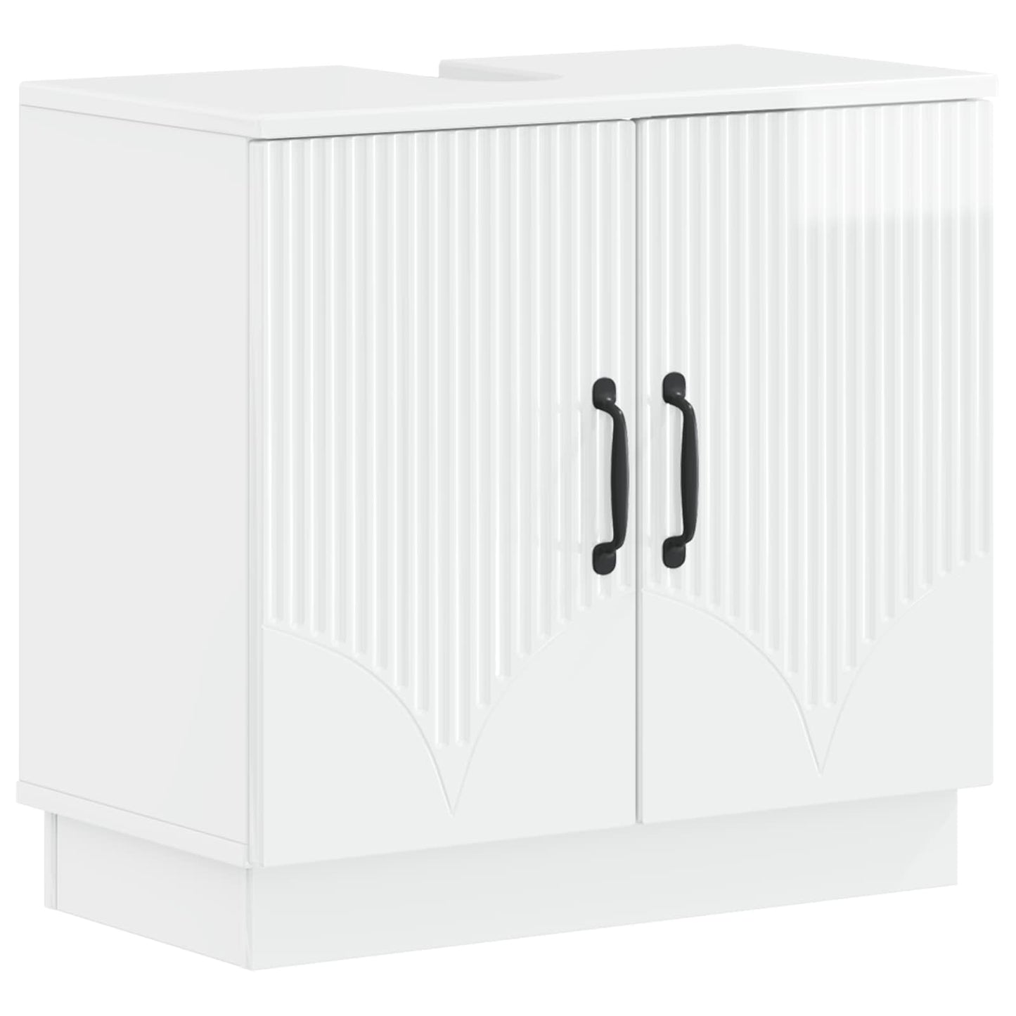 Badkamer wastafelkast HOORN Hoogglans Wit 59,5 x 31,5 x 56 cm