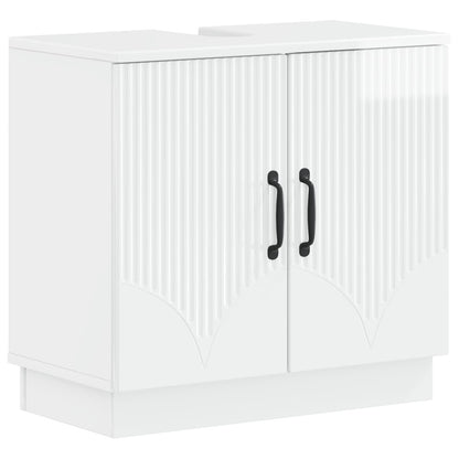 Badkamer wastafelkast HOORN Hoogglans Wit 59,5 x 31,5 x 56 cm