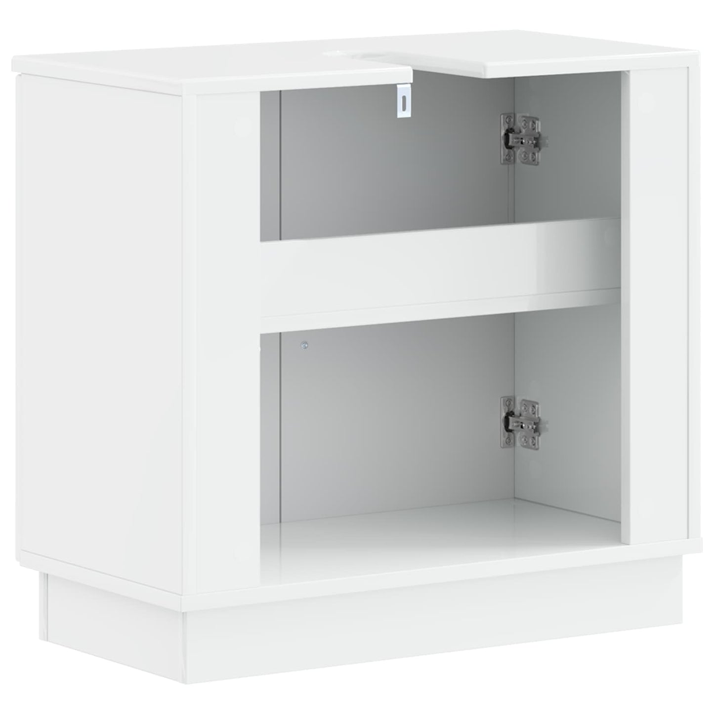 Badkamer wastafelkast HOORN Hoogglans Wit 59,5 x 31,5 x 56 cm