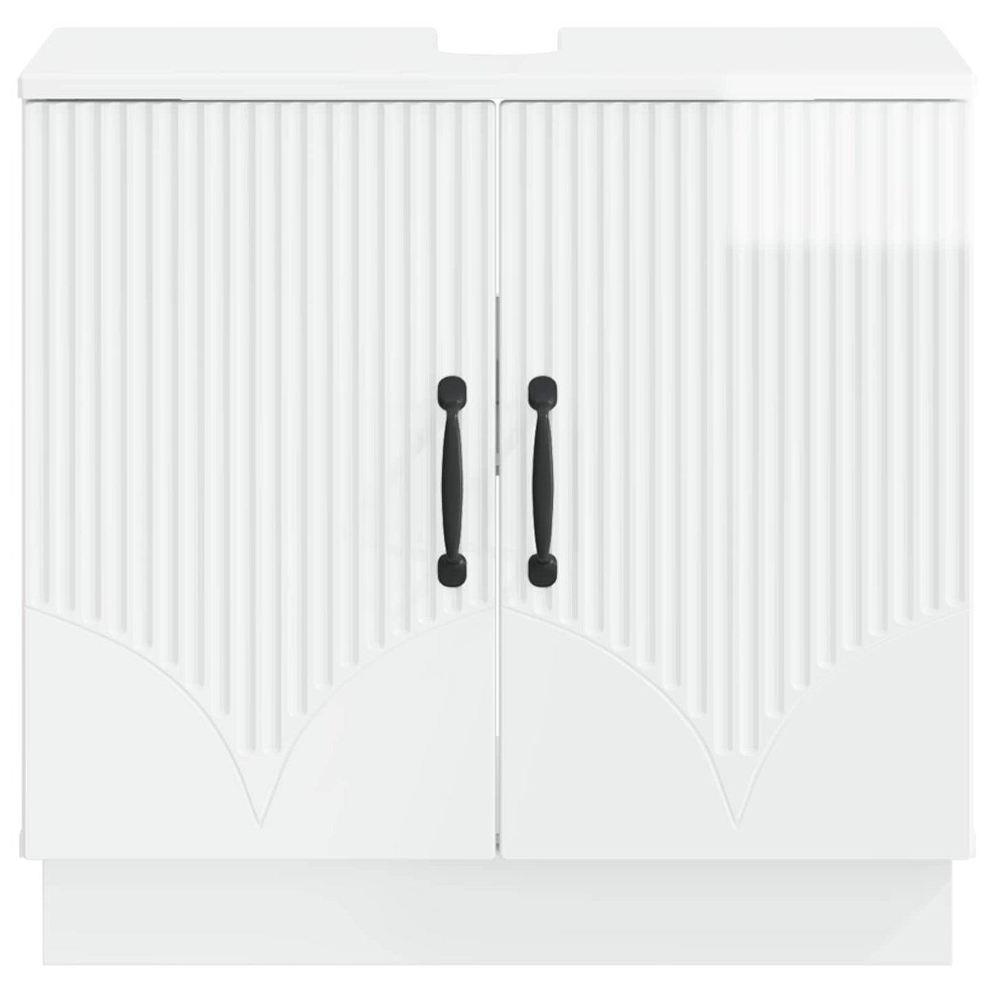 Badkamer wastafelkast HOORN Hoogglans Wit 59,5 x 31,5 x 56 cm