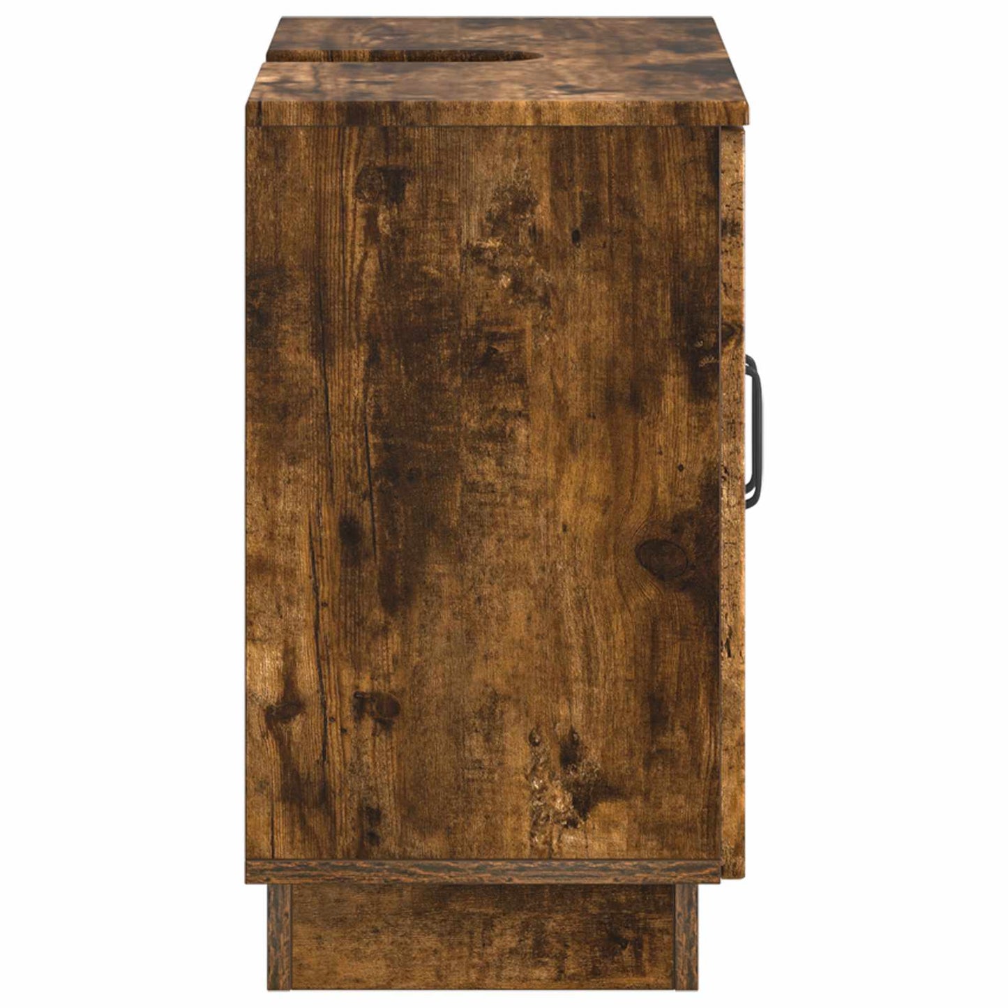 Badkamer wastafelkast HOORN Gerookt eiken 59,5 x 31,5 x 56 cm