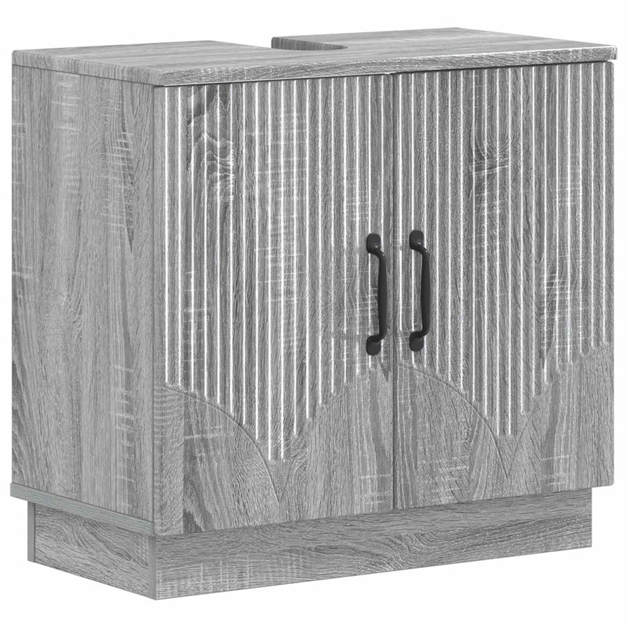 Badkamer wastafelkast HOORN Grijs Sonoma 59,5 x 31,5 x 56 cm