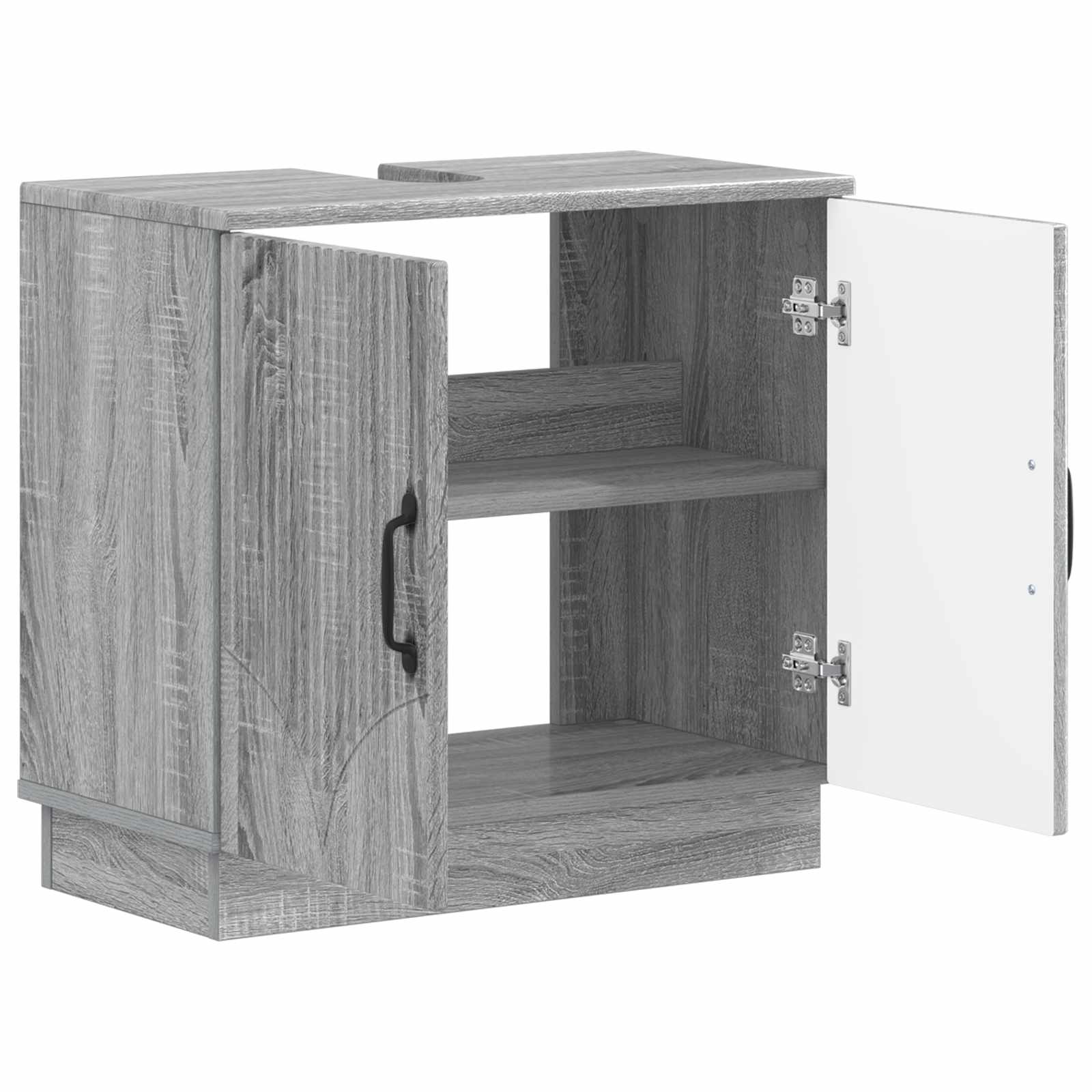 Badkamer wastafelkast HOORN Grijs Sonoma 59,5 x 31,5 x 56 cm