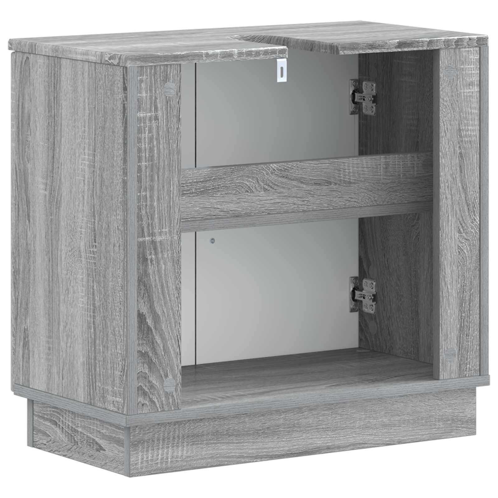 Badkamer wastafelkast HOORN Grijs Sonoma 59,5 x 31,5 x 56 cm