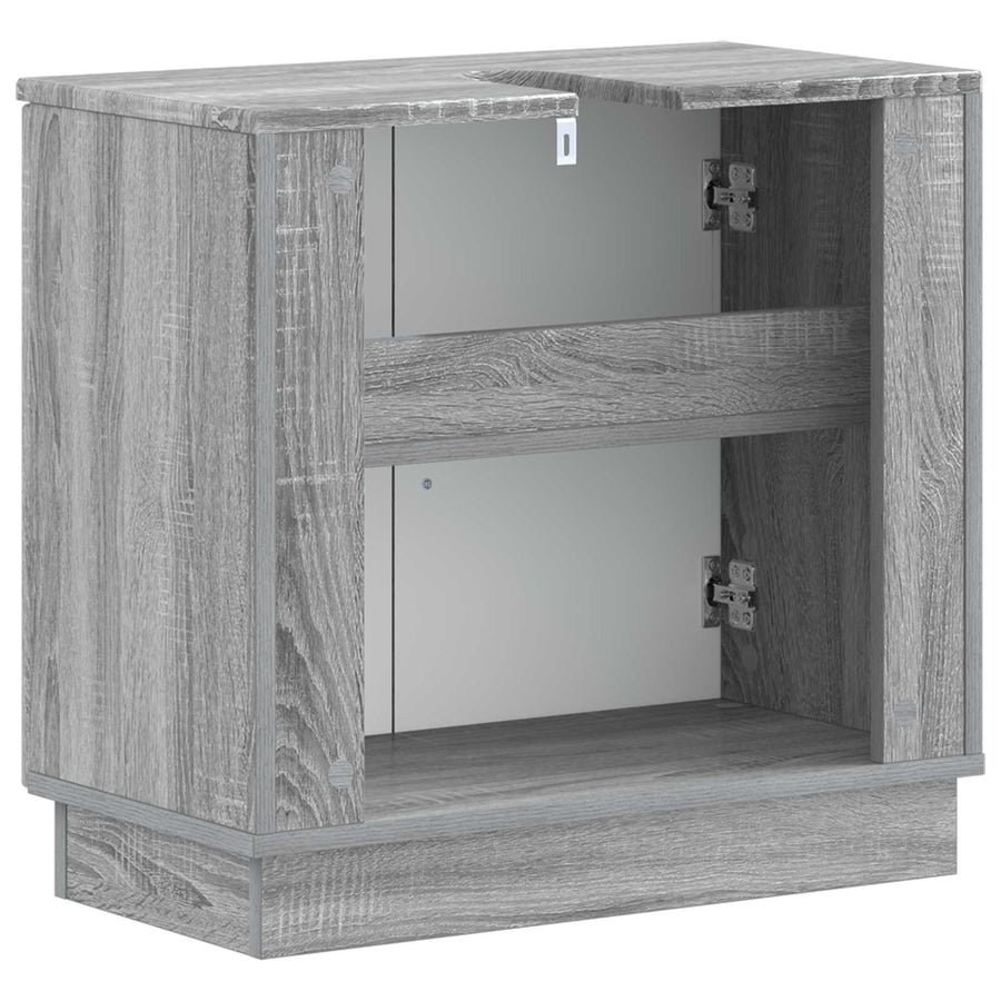 Badkamer wastafelkast HOORN Grijs Sonoma 59,5 x 31,5 x 56 cm