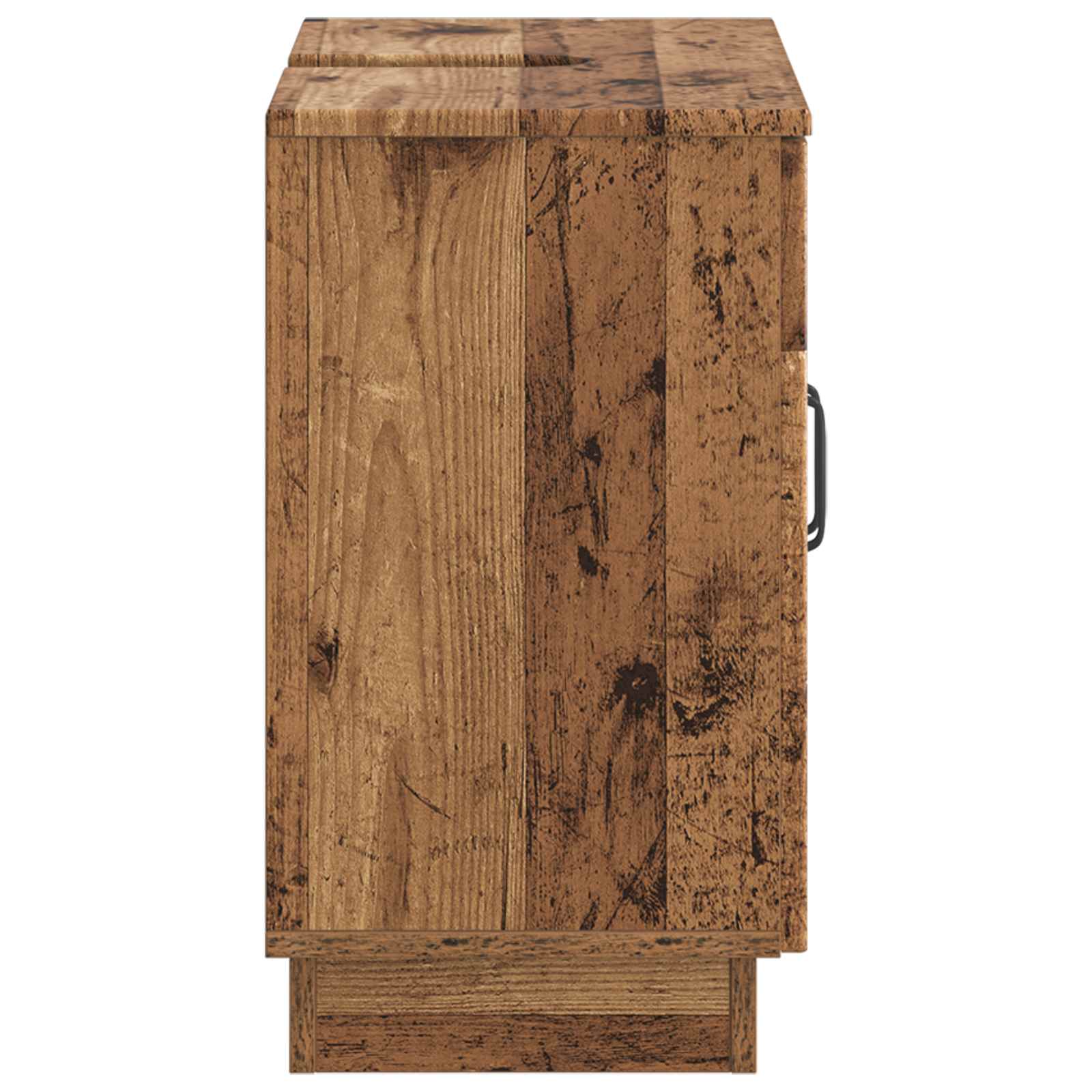 Badkamer wastafelkast HOORN Oud hout 59,5 x 31,5 x 56 cm