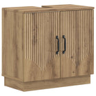 Badkamerwastafelkast 59,5x31,5x56 cm Artisanaal eiken