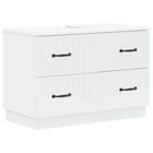 Badkamer wastafelkast 82x41x56 cm wit