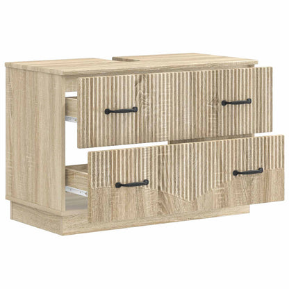 Badkamer wastafelkast HOORN Sonoma Eiken 82 x 41 x 56 cm