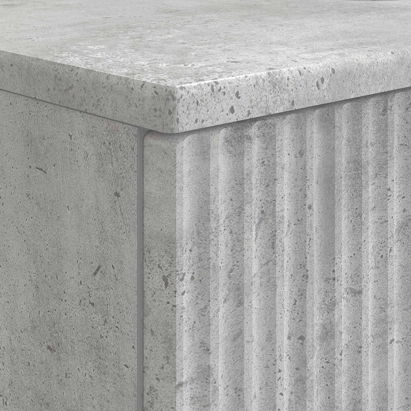 Badkamer wastafelkast HOORN Betongrijs 82 x 41 x 56 cm