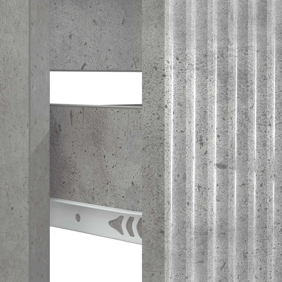 Badkamer wastafelkast HOORN Betongrijs 82 x 41 x 56 cm