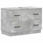 Wastafelkast badkamer 82x41x56 cm betongrijs
