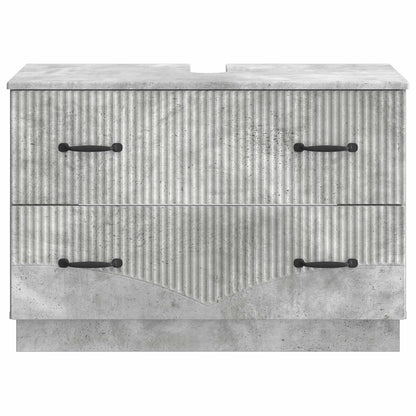 Badkamer wastafelkast HOORN Betongrijs 82 x 41 x 56 cm