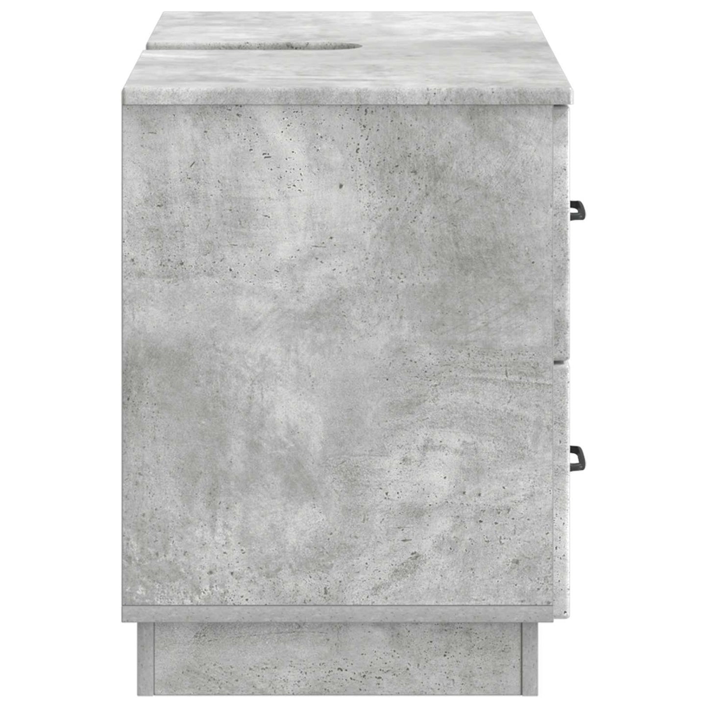 Badkamer wastafelkast HOORN Betongrijs 82 x 41 x 56 cm