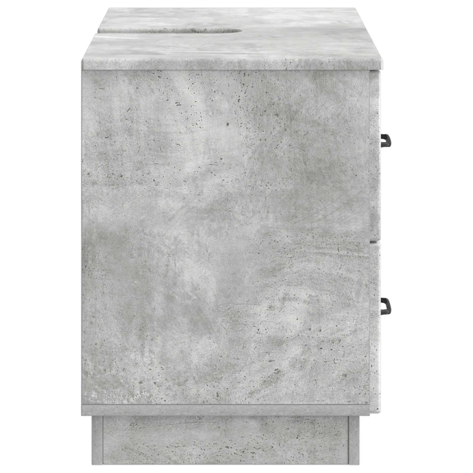 Badkamer wastafelkast HOORN Betongrijs 82 x 41 x 56 cm