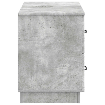Badkamer wastafelkast HOORN Betongrijs 82 x 41 x 56 cm