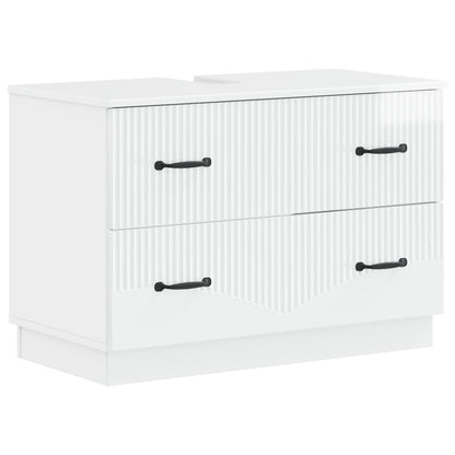 Badkamer wastafelkast HOORN Hoogglans Wit 82 x 41 x 56 cm