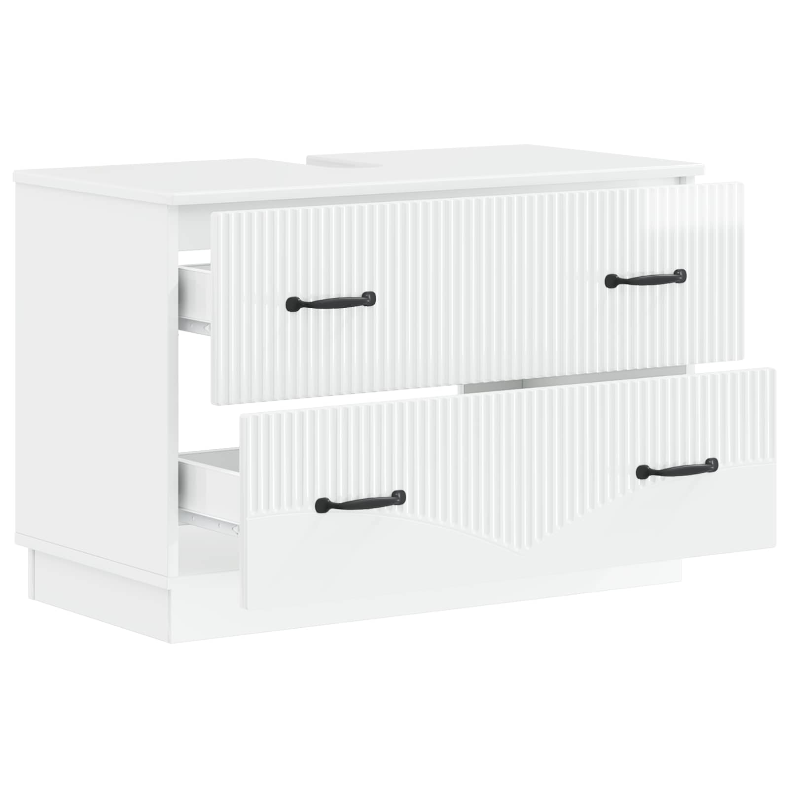 Badkamer wastafelkast HOORN Hoogglans Wit 82 x 41 x 56 cm