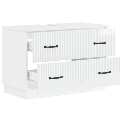 Badkamer wastafelkast HOORN Hoogglans Wit 82 x 41 x 56 cm