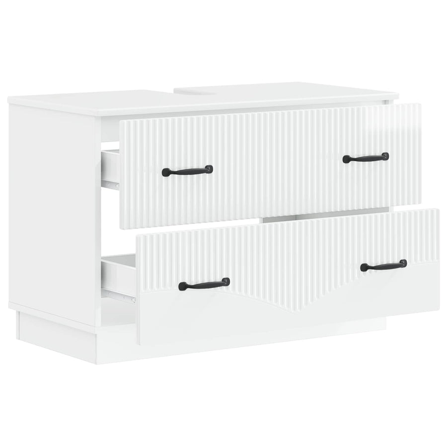 Badkamer wastafelkast HOORN Hoogglans Wit 82 x 41 x 56 cm