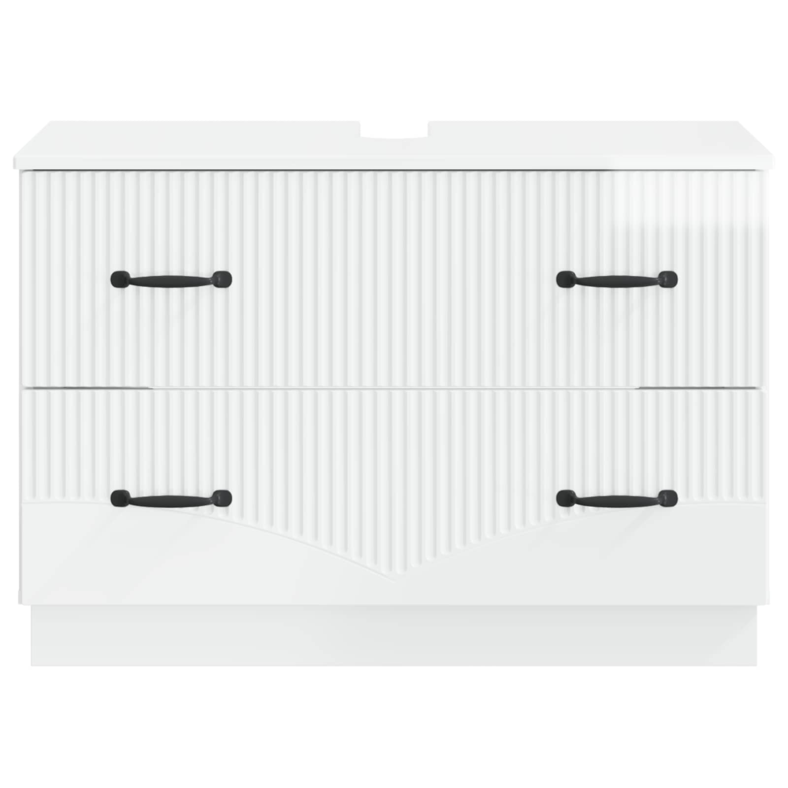 Badkamer wastafelkast HOORN Hoogglans Wit 82 x 41 x 56 cm