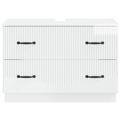 Badkamer wastafelkast HOORN Hoogglans Wit 82 x 41 x 56 cm