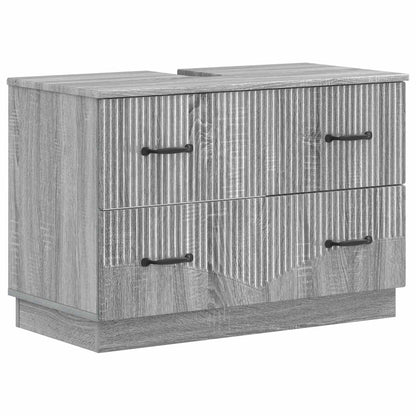 Badkamer wastafelkast HOORN Grijs Sonoma 82 x 41 x 56 cm