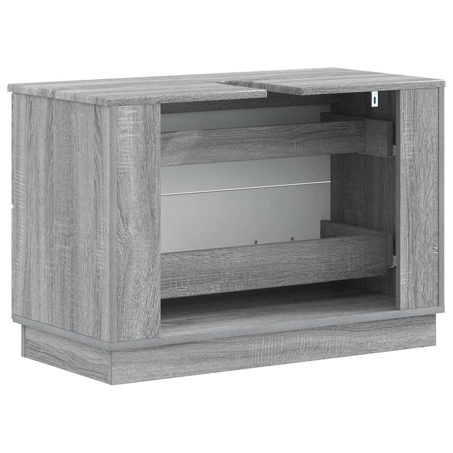 Badkamer wastafelkast HOORN Grijs Sonoma 82 x 41 x 56 cm
