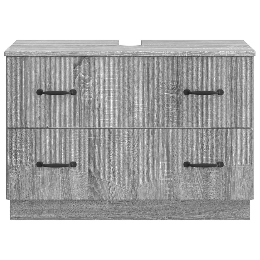 Badkamer wastafelkast HOORN Grijs Sonoma 82 x 41 x 56 cm