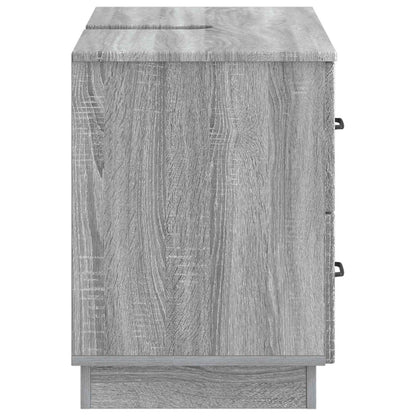 Badkamer wastafelkast HOORN Grijs Sonoma 82 x 41 x 56 cm
