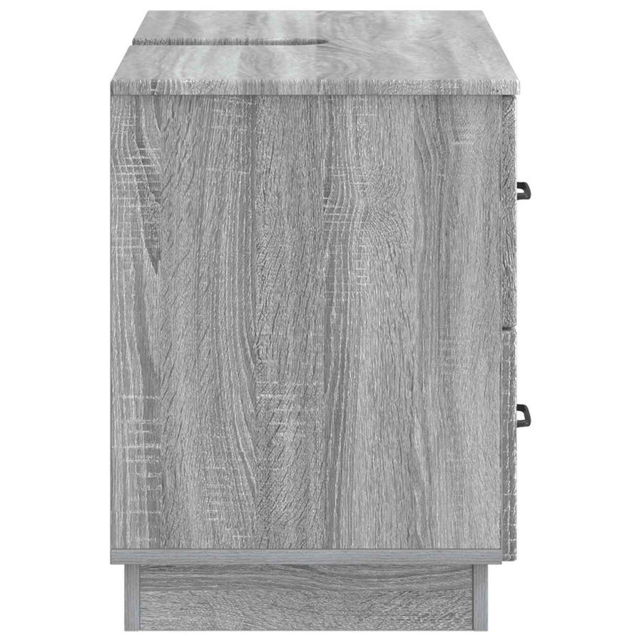 Badkamer wastafelkast HOORN Grijs Sonoma 82 x 41 x 56 cm