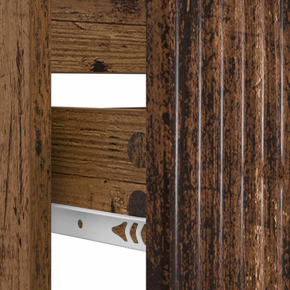 Badkamer wastafelkast HOORN Oud hout 82 x 41 x 56 cm