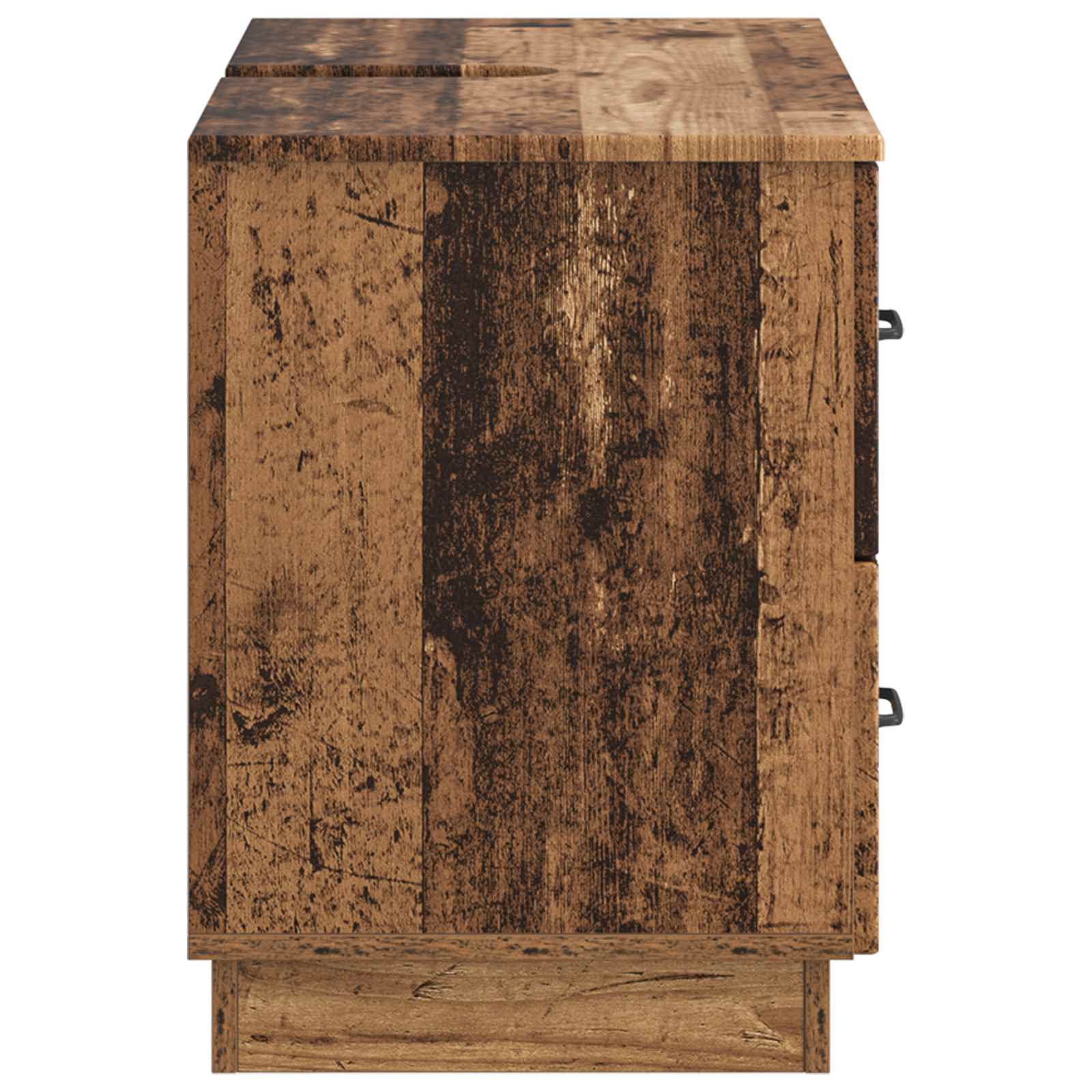 Badkamer wastafelkast HOORN Oud hout 82 x 41 x 56 cm