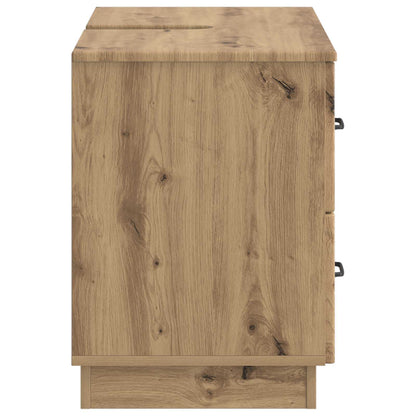Badkamer wastafelkast HOORN Artisanaal eiken 82 x 41 x 56 cm