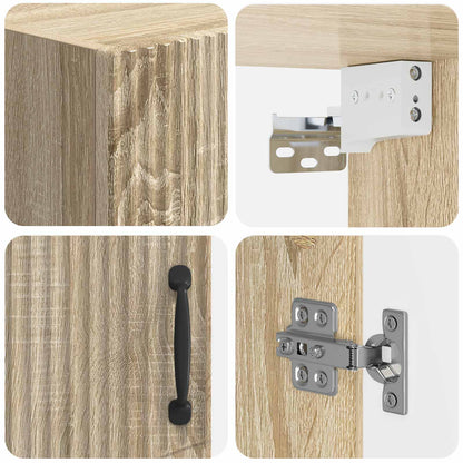Badkamer wandkast HOORN Sonoma Eiken 30 x 31 x 59 cm